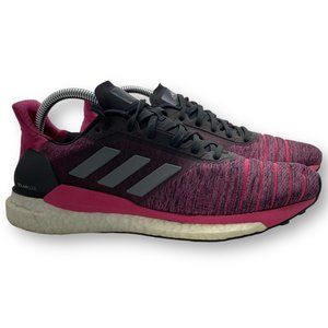 Adidas Solar Glide Boost Running Shoes Pink Black AQ0335 US 8